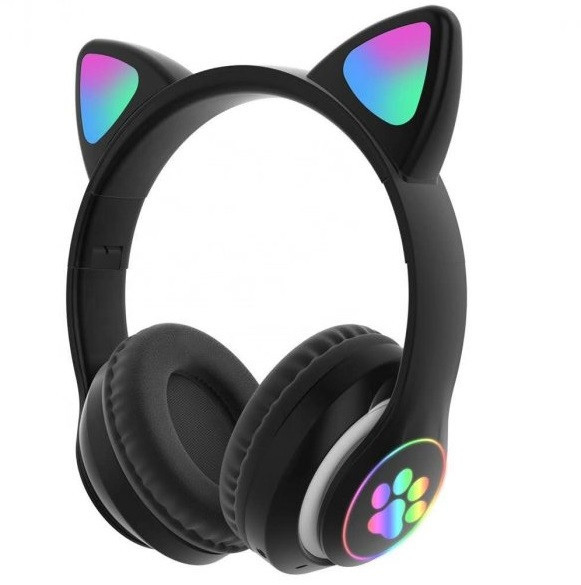 Фото Наушники беспроводные Bluetooth Cat Ear VZV-23M, черные