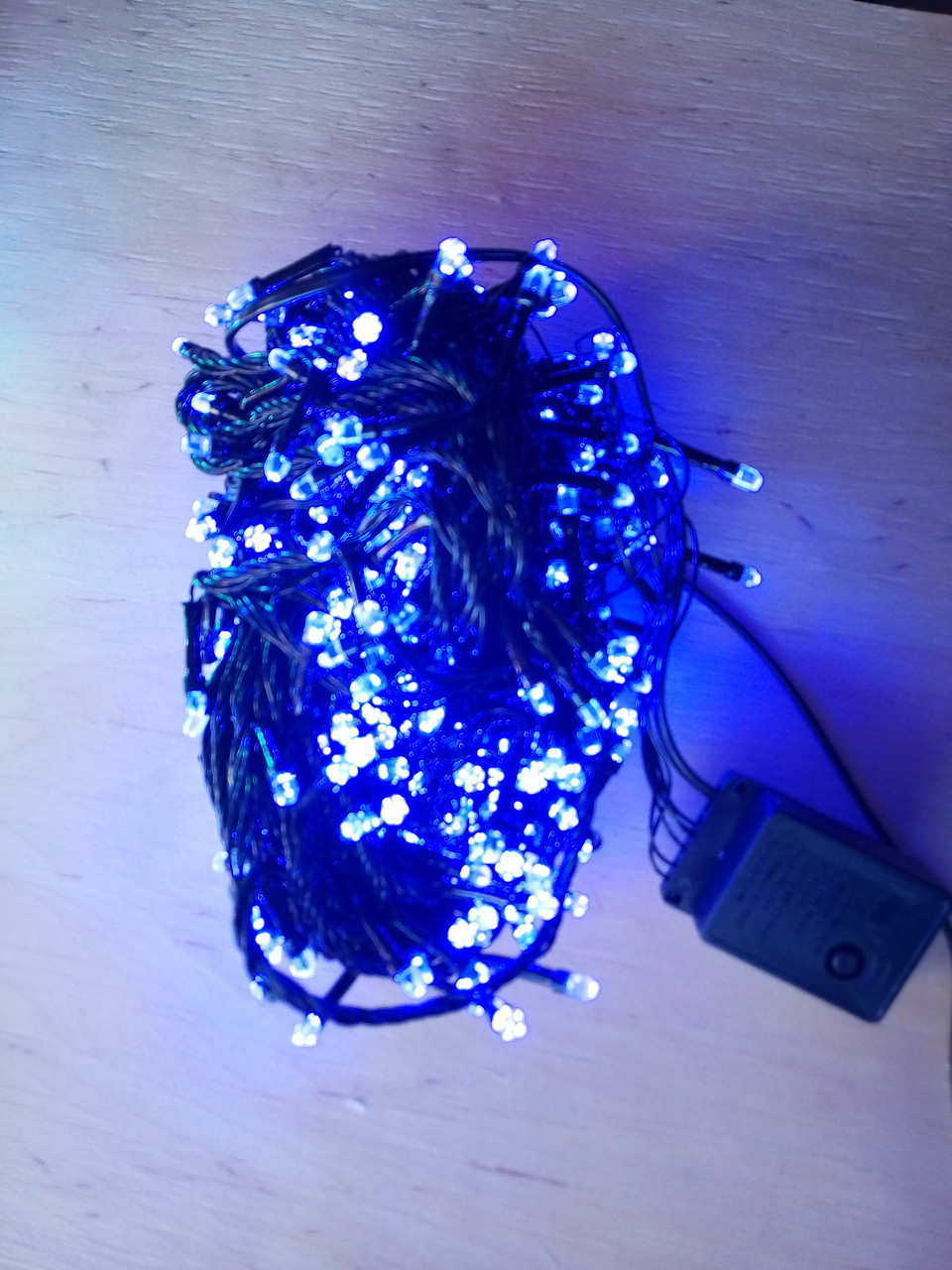 Фото Новогодняя светодиодная гирлянда РУБИНКА 300LED синий