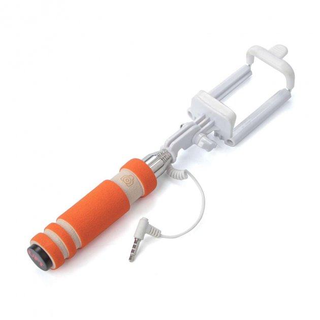 Фото 3 Селфи-монопод со шнуром SS8 COMPACT Orange