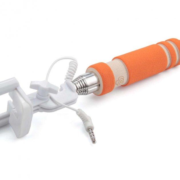 Фото 4 Селфи-монопод со шнуром SS8 COMPACT Orange