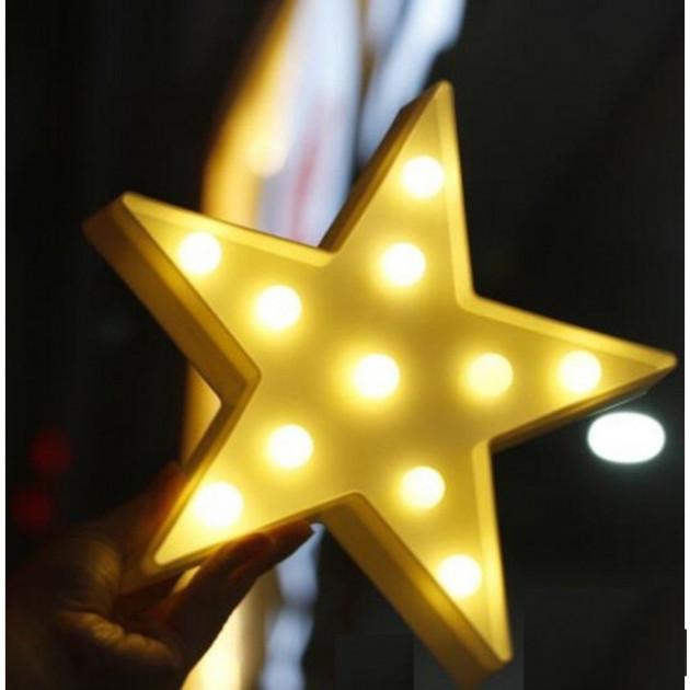 Декоративный LED светильник ночник Звездочка Funny Lamp Star