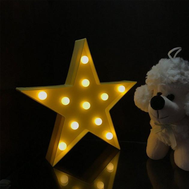 Декоративный LED светильник ночник Звездочка Funny Lamp Star