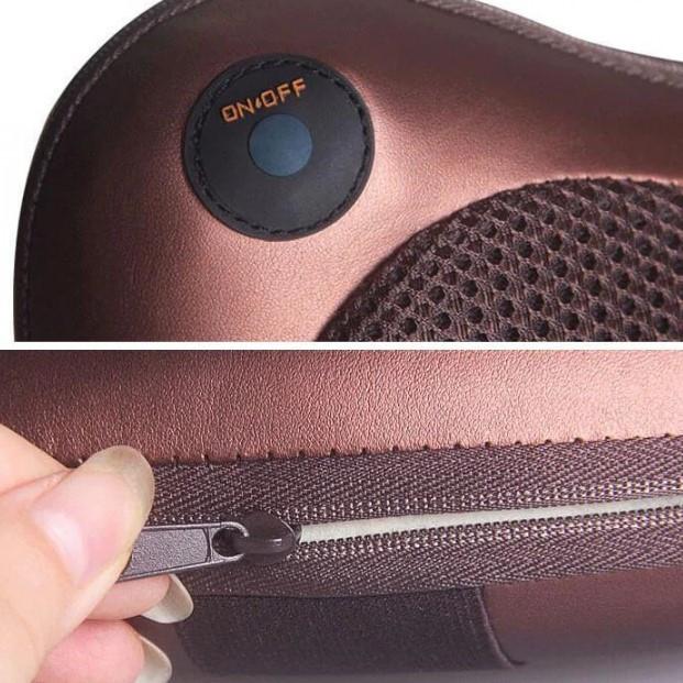 Подушка-массажер для дома и машины Спартак Car and Home Massage Pillow, коричневая