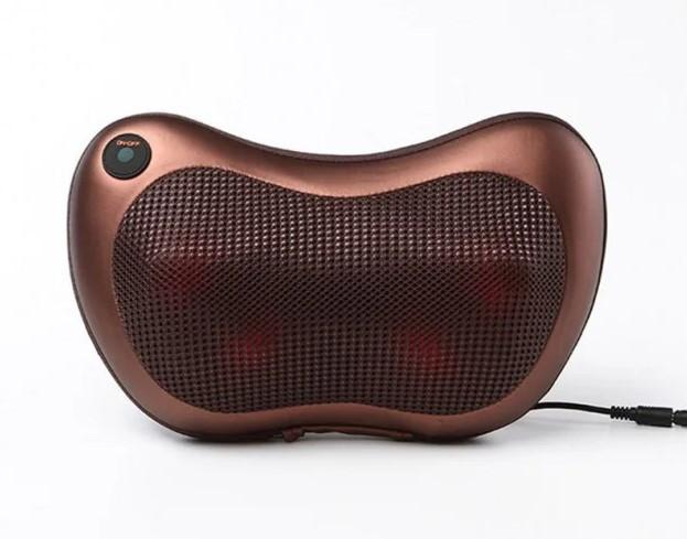 Фото 3 Подушка-массажер для дома и машины Спартак Car and Home Massage Pillow, коричневая