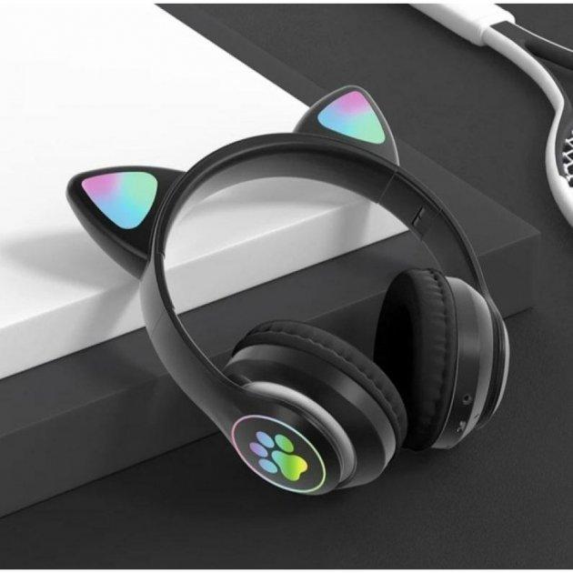 Фото 2 Наушники беспроводные Bluetooth Cat Ear VZV-23M, черные