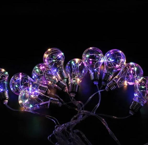 Гирлянда светодиодная Xmas Лампочка 7280 80М-2 10 LED 3 м Multicolor