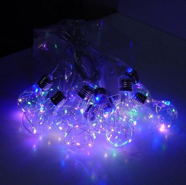 Фото 3 Гирлянда светодиодная Xmas Лампочка 7280 80М-2 10 LED 3 м Multicolor
