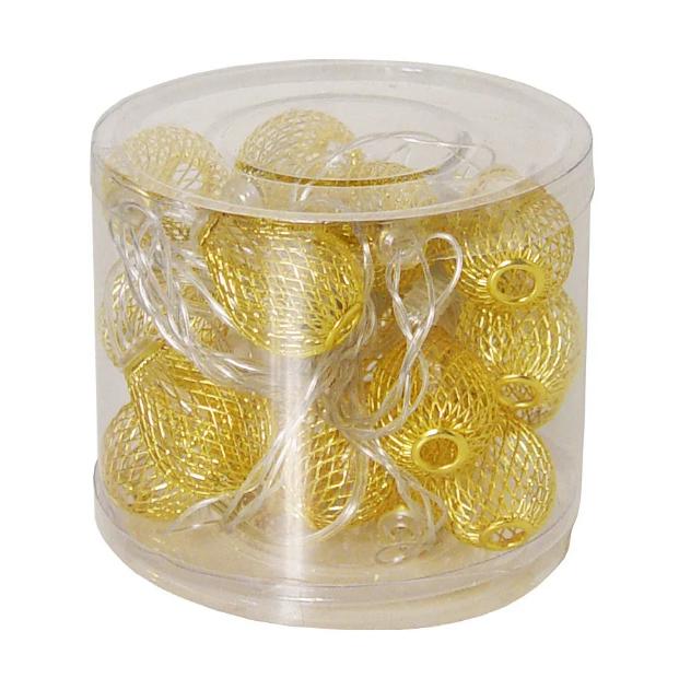 Гирлянда светодиодная Xmas Golden Lamp 7400 20 LED 4 м Yellow