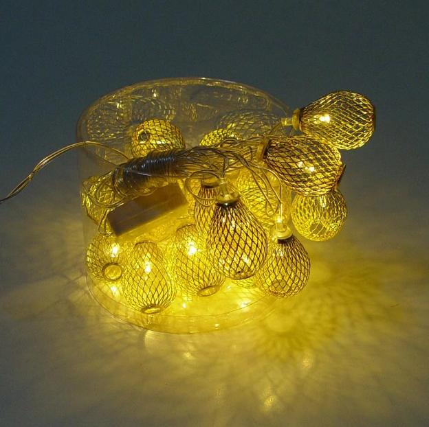 Фото 3 Гирлянда светодиодная Xmas Golden Lamp 7400 20 LED 4 м Yellow