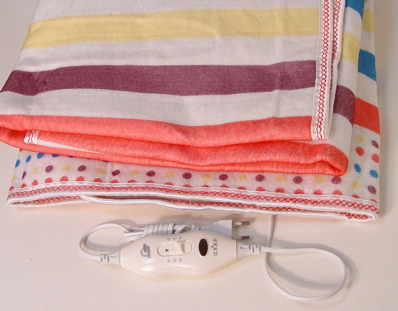 Фото 2 Электропростынь Electric blanket 5734 145х115 см разноцветная