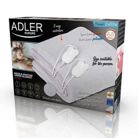 Электроодеяло двуспальное Adler AD 7426 150 х 160 см