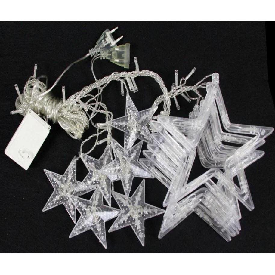 Гирлянда светодиодная Xmas STAR CURTAIN WW