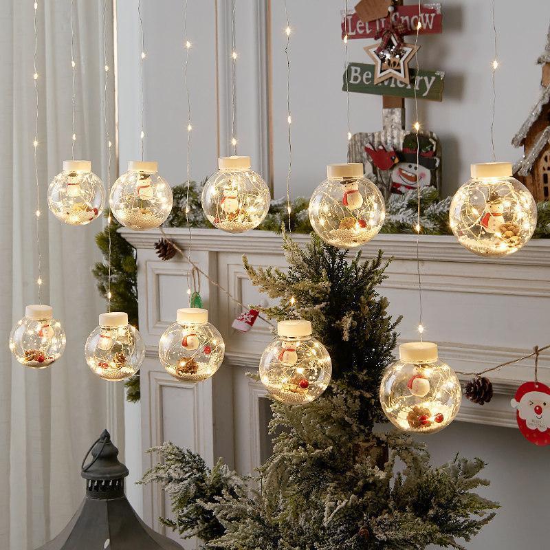Фото 1 Гирлянда Xmas WW-1 Copper Curtain Ball Lamp