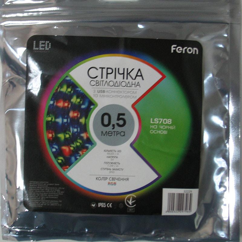 Фото 5 Светодиодная лента с USB и миниконтроллером Feron LS708 RGB