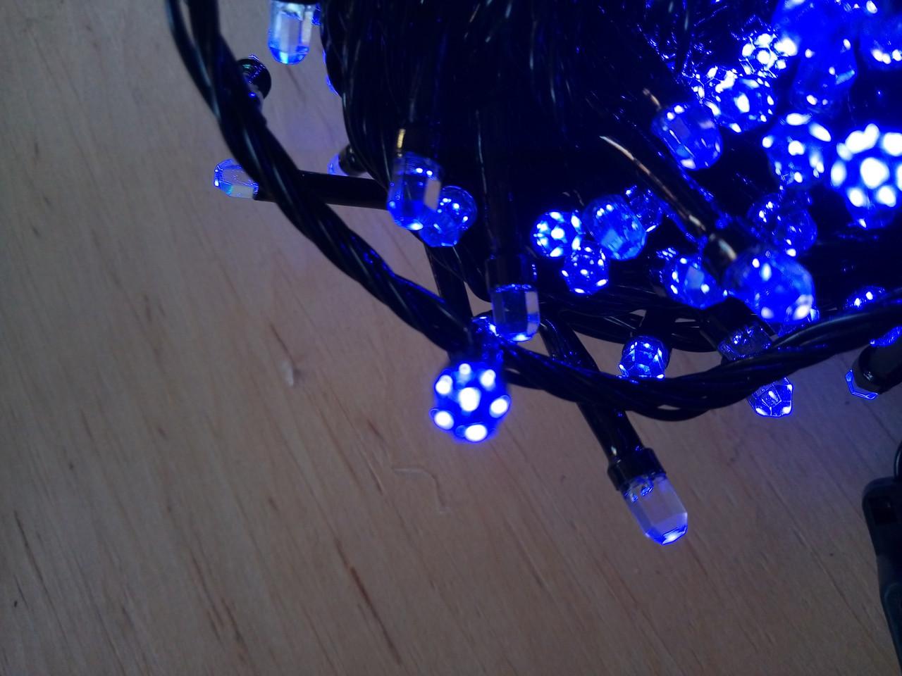 Новогодняя светодиодная гирлянда РУБИНКА 300LED синий