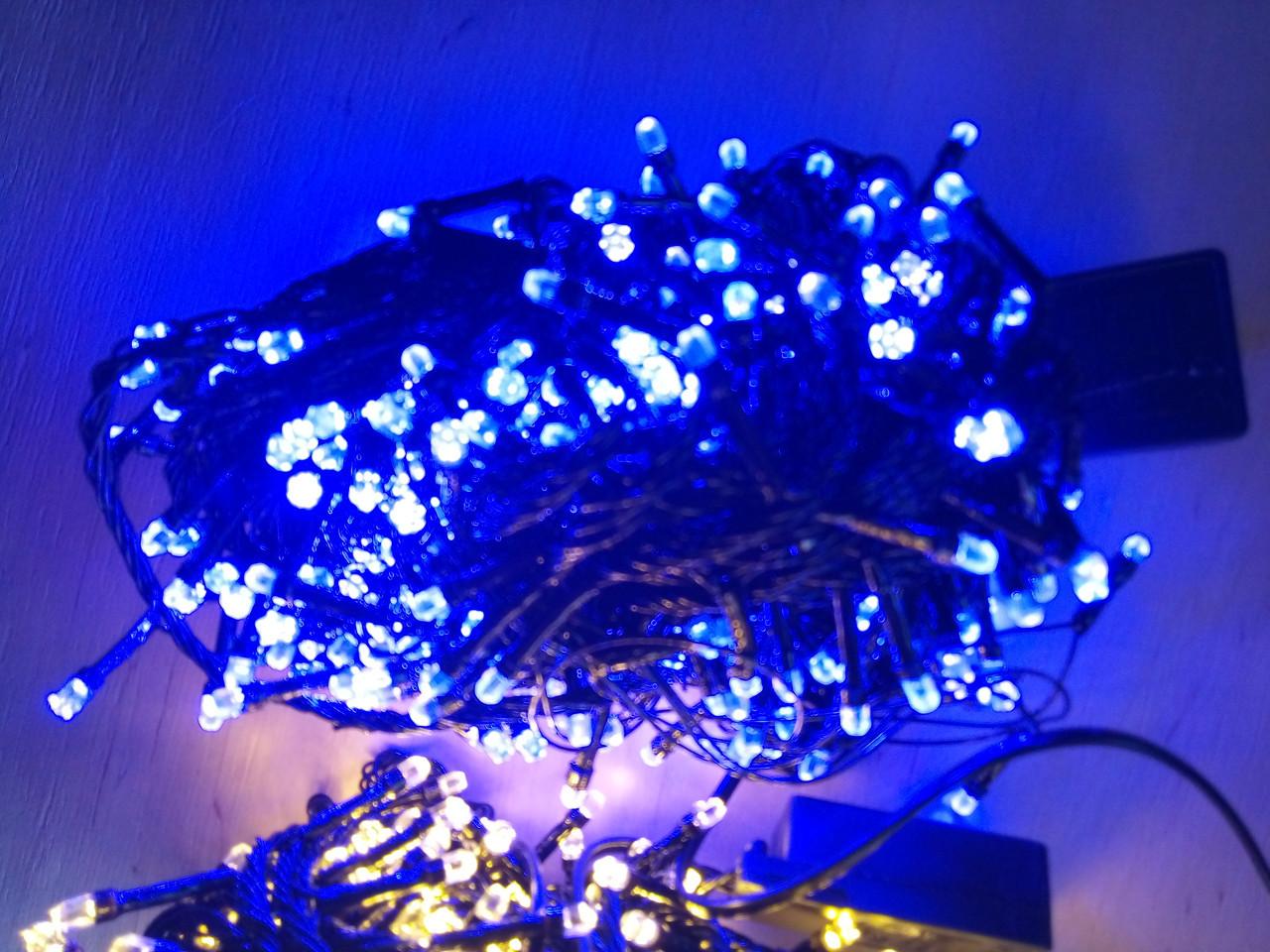 Фото 3 Новогодняя светодиодная гирлянда РУБИНКА 300LED синий