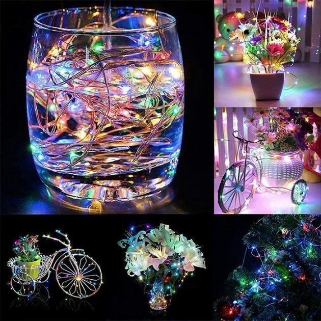 Гирлянда Xmas 200 Led Капля росы 20M Мультицветная 220V