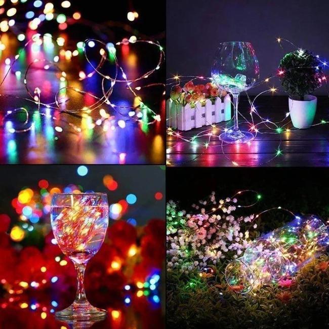 Гирлянда Xmas 200 Led Капля росы 20M Мультицветная 220V