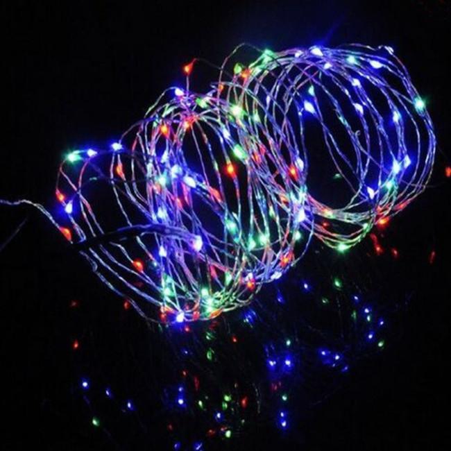 Фото 6 Гирлянда Xmas 200 Led Капля росы 20M Мультицветная 220V